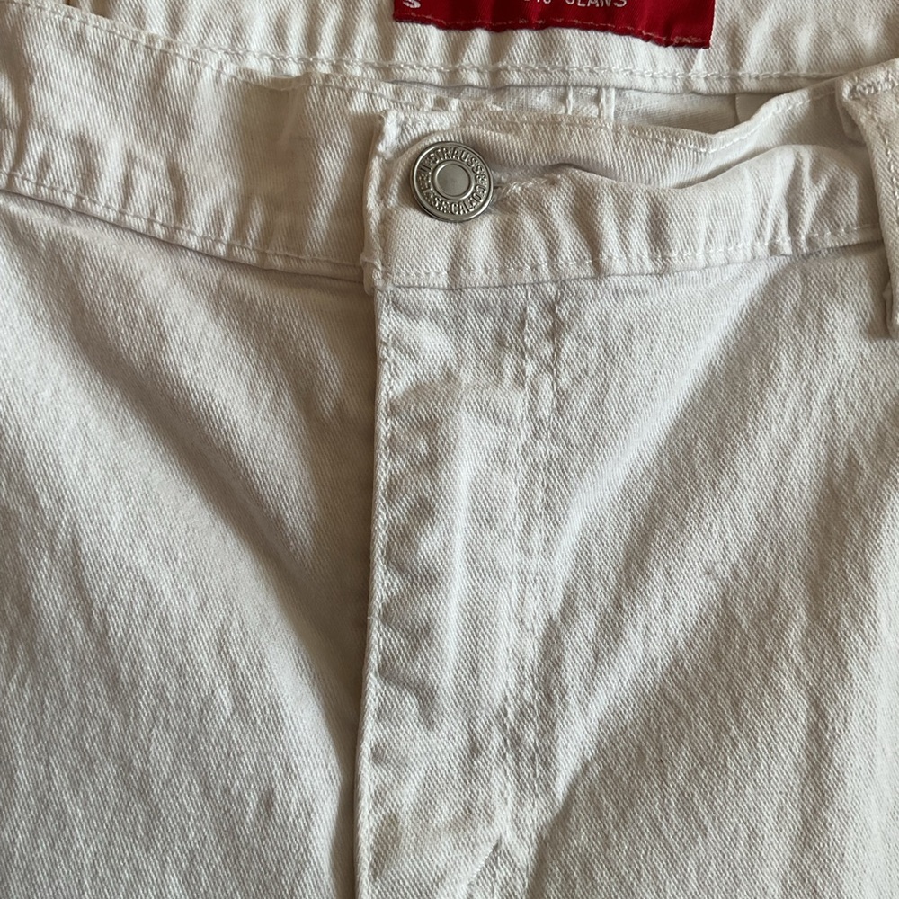 Levi's 510 Women’s Slim Stretch White Jeans Size 14 - Picture 5 of 10